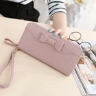 Nova Tend&ecirc;ncia de Crocodilo Padr&atilde;o de Mulher saco de Embreagem Mulher Carteira Carteira Grande Capacidade