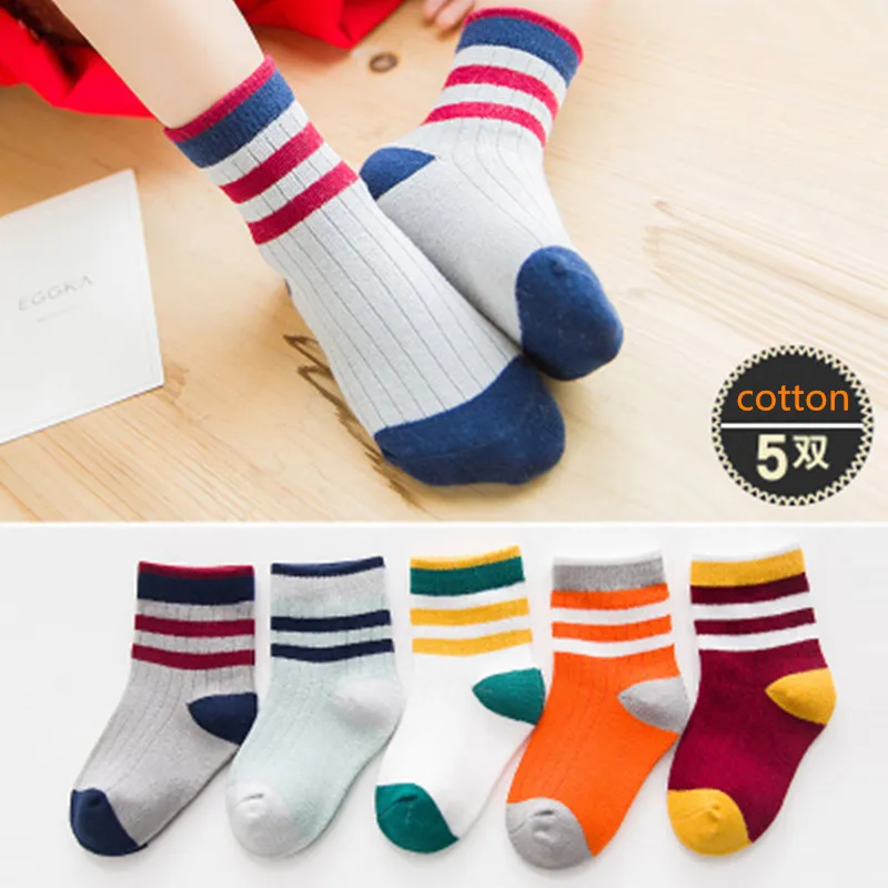 Kids Happy Socks Children High Quality Cotton Long Tube Socks Ankle ...