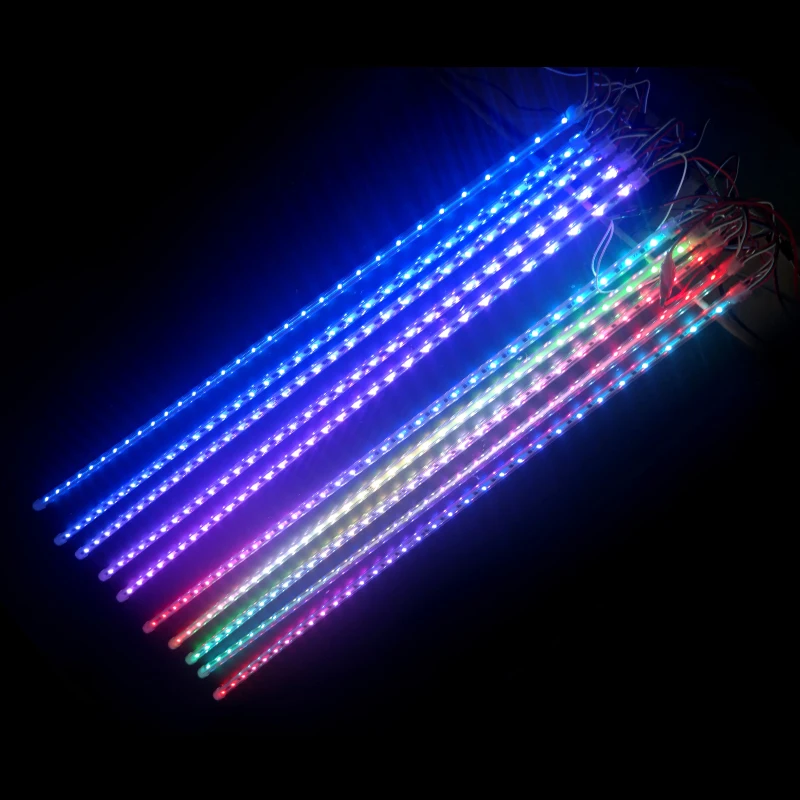 2018 Xqd Led Meteor Lights 360 Degrees Vertical Tube 3d Series Led