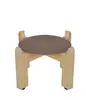 Rubber timber bench floor wood stand for ceramic water dispenser