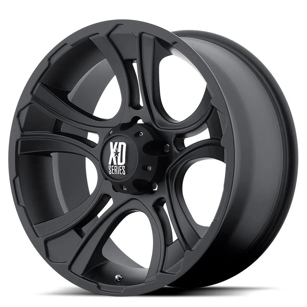 18 Inch 18x9 KMC XD SERIES wheels CRANK Matte Black wheels rims