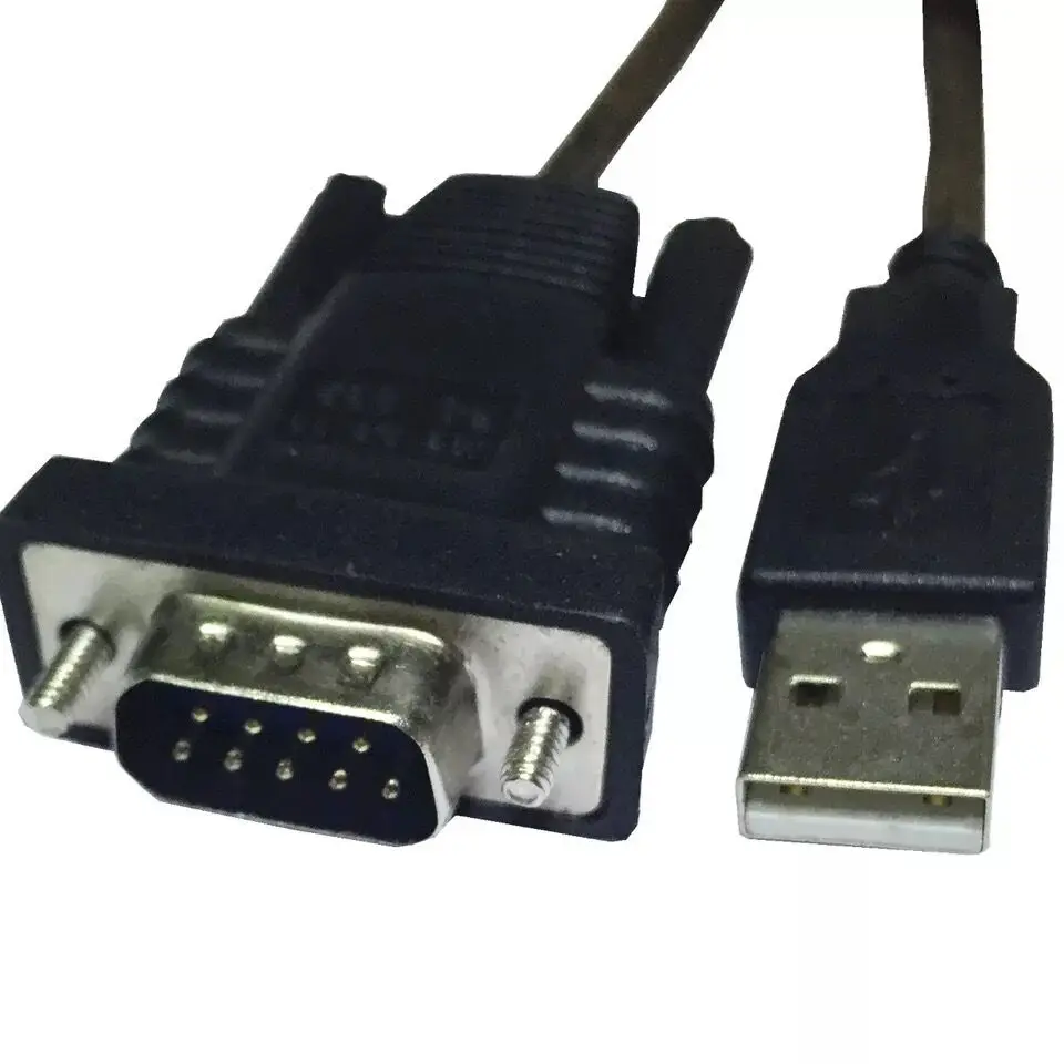 

RS232 DB9PIN Male to USB 2.0 A male serial cable 1.5m/5ft