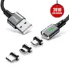 Magnetic absorption multifunction data line 3 In 1 Magnetic Usb Cable data line