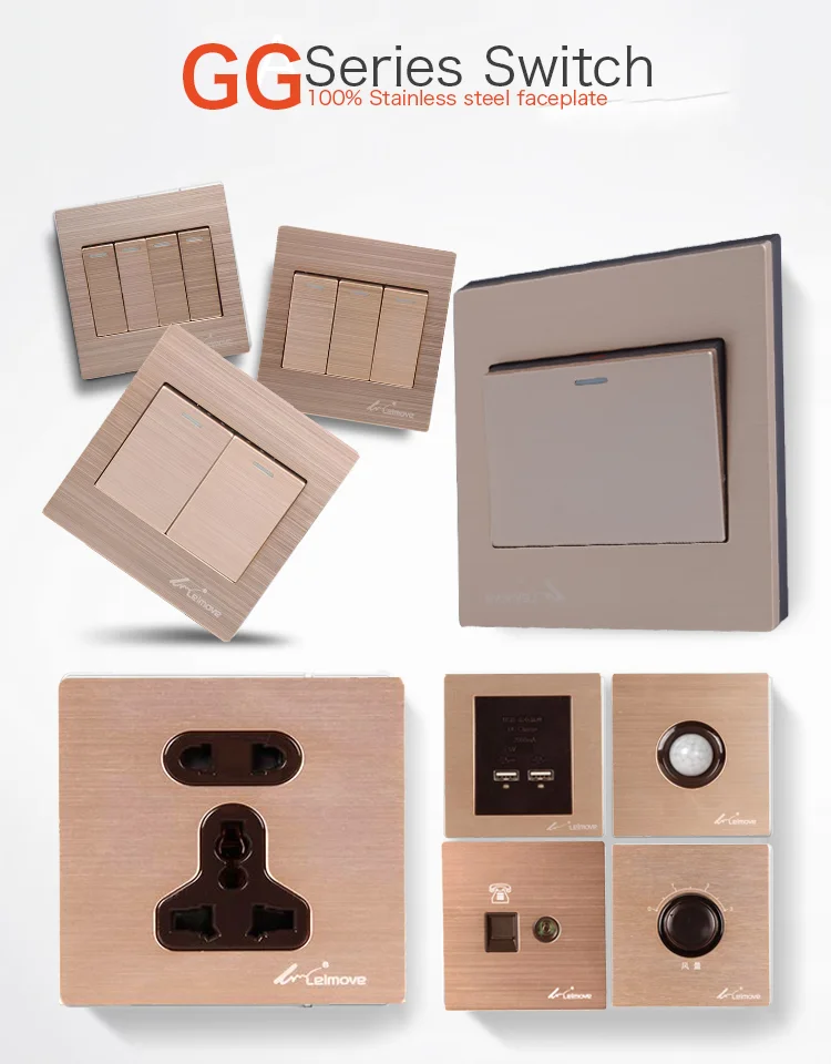 Professional Factory Supply led light electric switch and socket