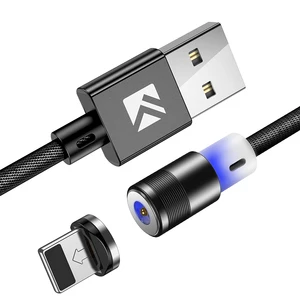 1M Nylon Braided Magnetic USB Charging Cable iPhone