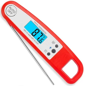 Image of Digital Backlight Kitchen Cooking Thermometer with Strong Magnet Waterproof Function for BBQ, Meat, Grill, Candy, Oven and Milk