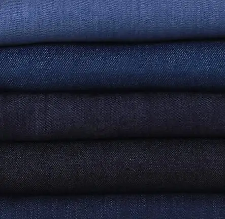 Hicker чистого хлопка джинсовой ткани брюки ткани промывали суб ткань одежды дешевой цене без эластичной ткани поделки ручной работы