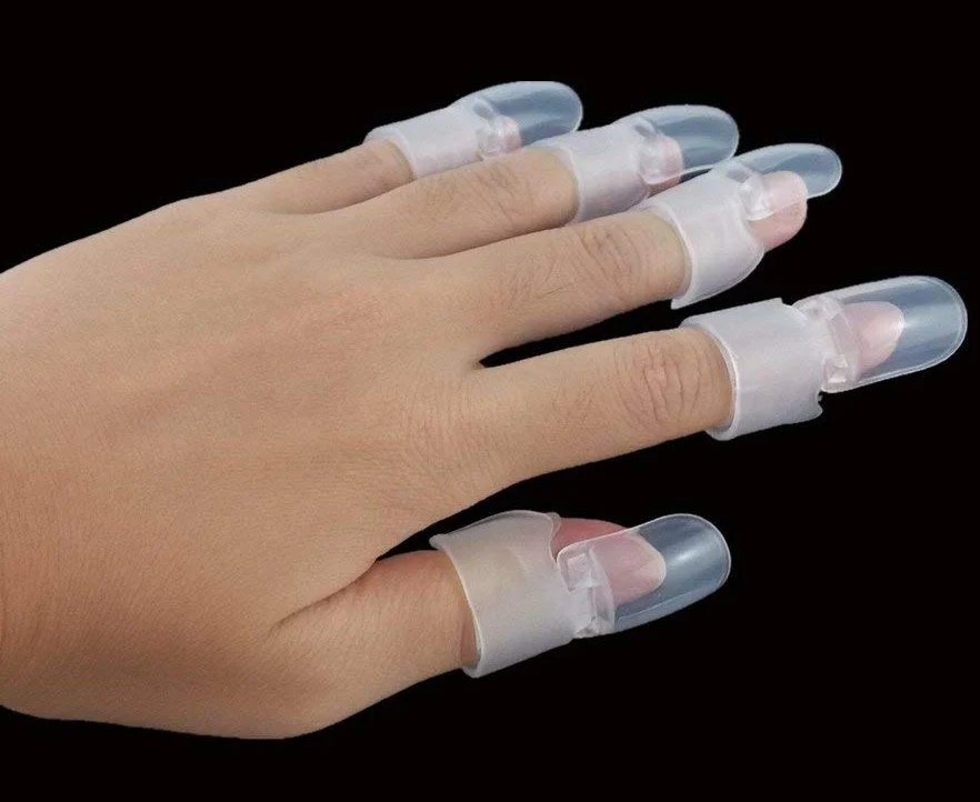 

New Style High Quality Non-toxic Nail Polish Tool Dry Protect Clips Nail Protector, Transparent. oem welcome