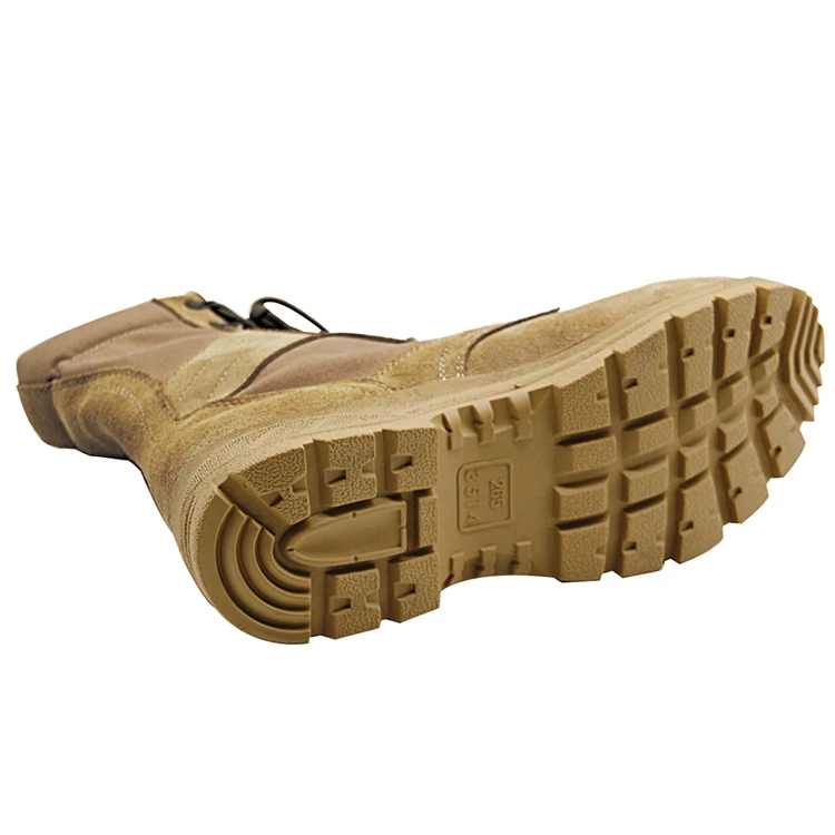 
Desert military combat shoe leather boots 