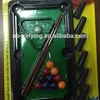 Hot Selling Plastic Mini snooker game funny Pool Table with colorful ball and billiard cue cheapest price
