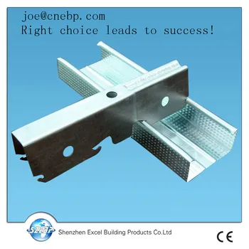 Suspended Ceiling Rod And T Grid Buy Galvanized Top Hat Channel