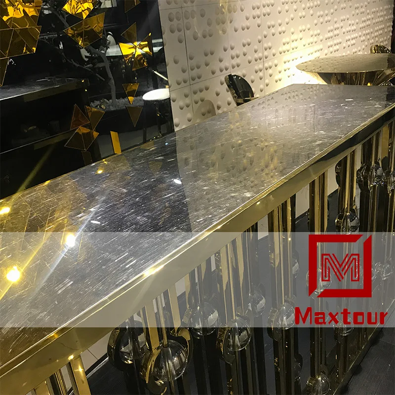 Gold Stainless Steel Event Wedding Crystal Bar Buy Stainless Steel