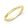 14kt yellow gold custom made jewelry pyramid stacking rings fashion jewelry