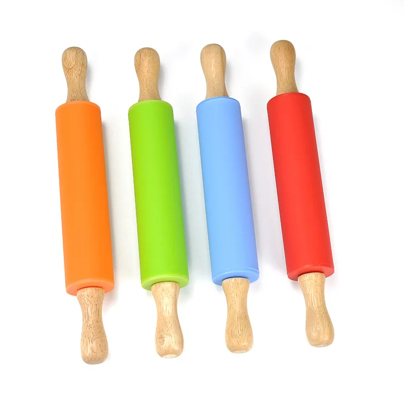 

30cm Non-Stick Silicone cookie rolling pin, N/a