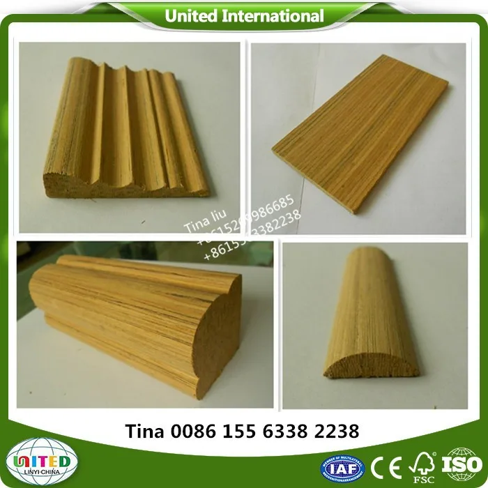 decorative half round teak wood moulding