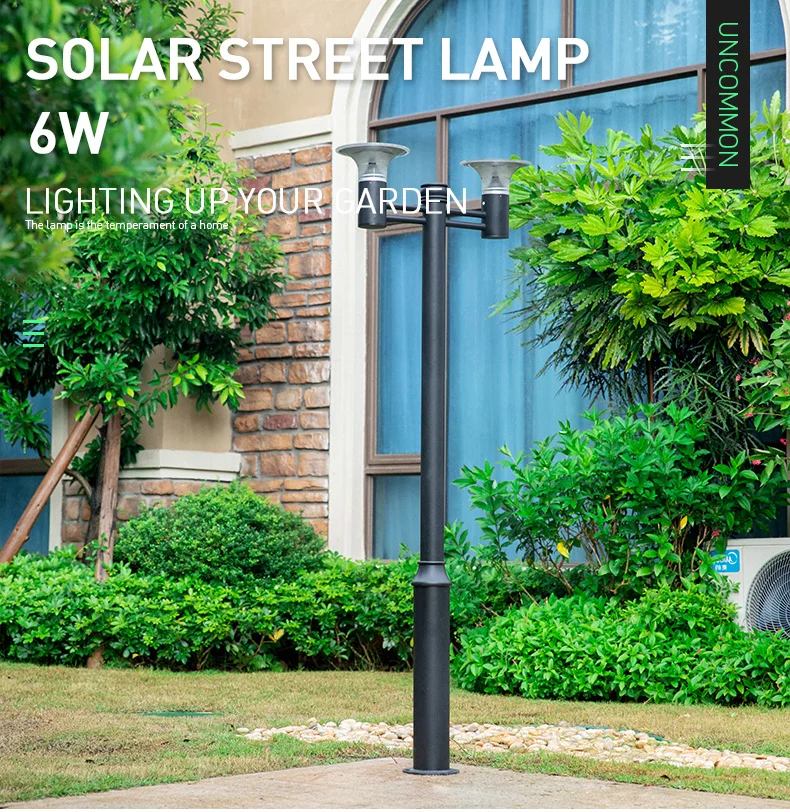 3W 2 Meter Factory Direct Wholesale Price Modern Integrated IP65 Waterproof Garden Led Solar Street Light With Pole