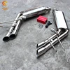 G Class W463 Rear Exhaust System Muffler With Tips Stainless Steel Pipe For G500 G55 G63 G65