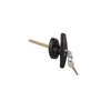 Hot Black Powder Coated Garage Door T Handle Lock Emergency Lock