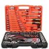 121Pcs 1/4"&1/2" Car Repair Metric Tools Ratchet Wrench Spanner Set Combination Auto Tool Kits Socket Set Hand Tool