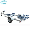FRP single axle jetski boat transport trailer with roller