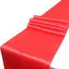 100% Polyester Customized Size Gold and red Rose Table Runner