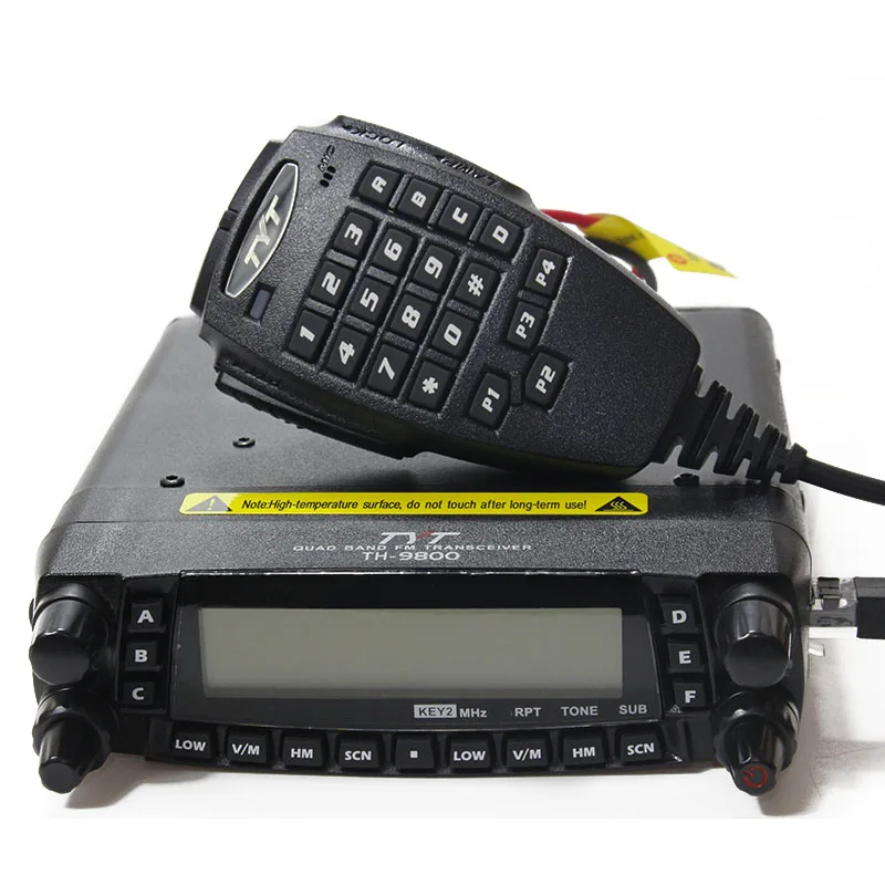 

TYT TH-9800 Plus Quad Band 50W Car Mobile Radio Station Walkie Talkie with Original TYT TH9800 Quad Band Antenna TH 9800