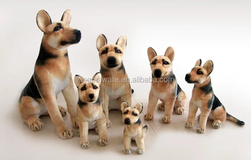 lifelike plush dogs