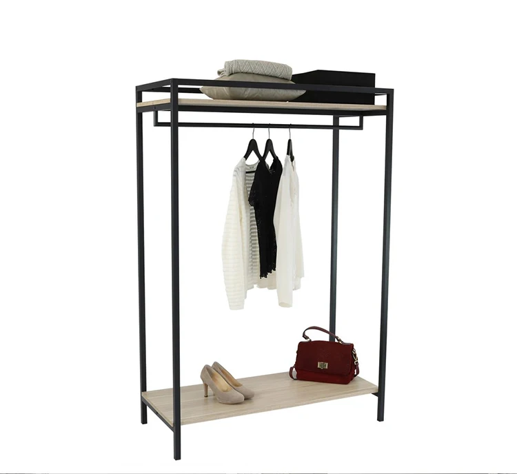 Hcf 003 Decorative Metal Garment Rack Bedroom Clothes Display Rack