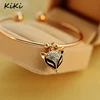>>>Vintage Sexy Women Chic Crystal Gold Open Bracelet Fox Cuff Bangle