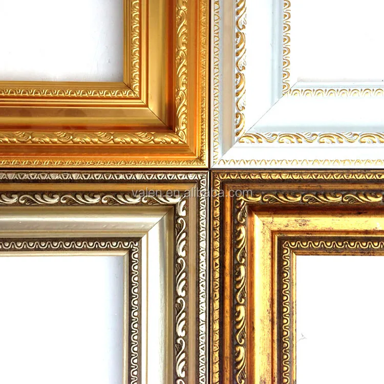 Golden Abstract Oil Painting Frame Moulding For Big Size Painting Buy