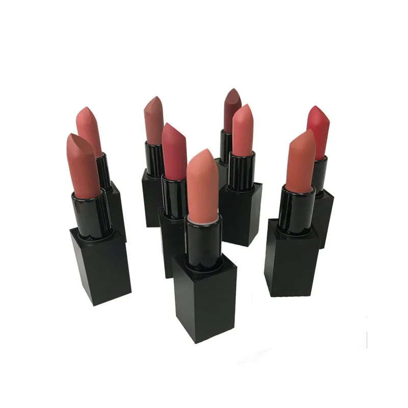

Private label organic beauty waterproof soild matte lipstick 21 colors, N/a