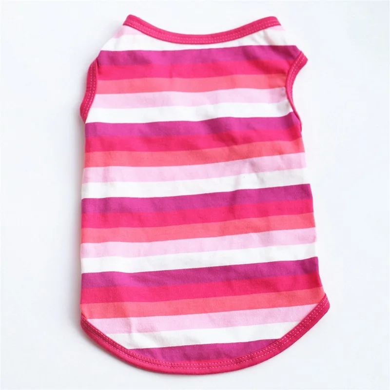 

JY459 summer thin striped vest puppy cotton T-shirt dog clothes