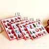 christmas ornaments crafts wooden train pendant gifts set