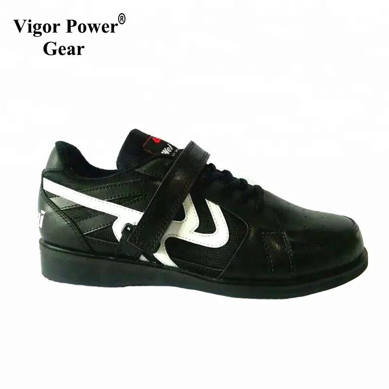 

vigor power gear wholesale custom weightlifting shoes for powerlifting training, Black