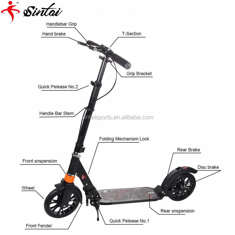 Wholesale Kick Scooter Adult Hand Brakes Scooter - Buy High Quality