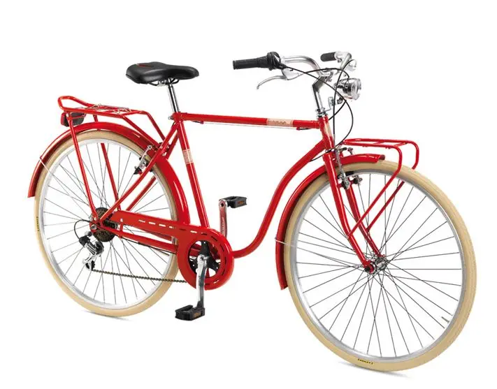 red retro bike
