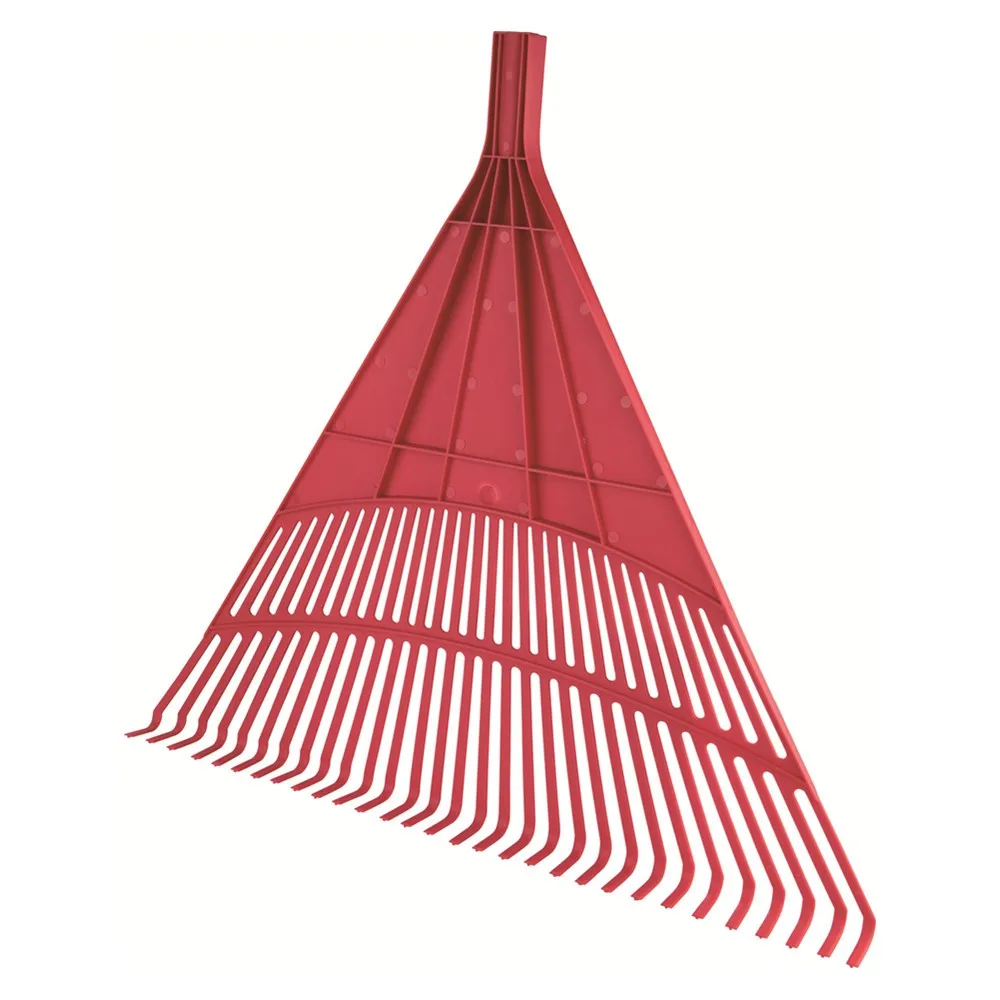 High Quality Plastic Large Rake Head With Steel Handle Buy Garden