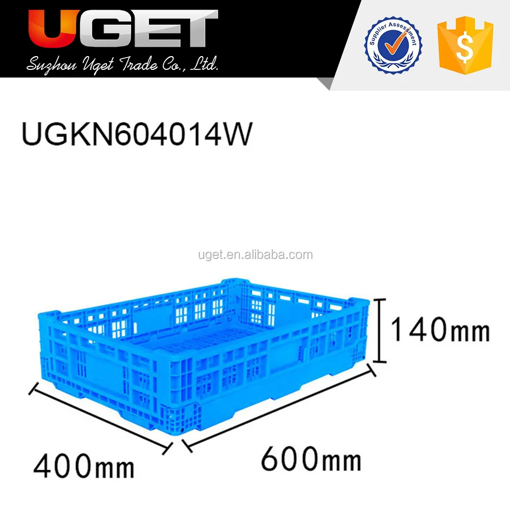 
New product folding tomato storage plastic moving collapsing crate for sale 