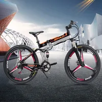 

48V 12.8AH Lithium Battery E Bicycle Aluminium Alloy Frame 350W Folding Electric Bike 26 Inch
