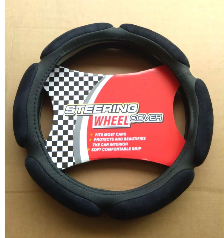 Soft Suede Memory Foam + Leather Automotive Car Steering Wheel Cover Buy Winter Steering Wheel