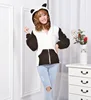 wholesale winter fleece animal hoodies with ears adult panda hoodie
