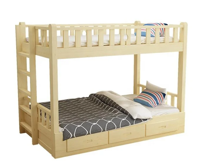 3ft 4ft6 سرير خشبي بدورين صنوبر مزدوج مفرد