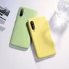 AT Liquid Silicone Case for Xiaomi MI 9 8 SE YOUNG MIX 2S 3 6X REDMI NOTE 7 PRO with Anti-ScrOEMch Microfiber Lining Shell Cover