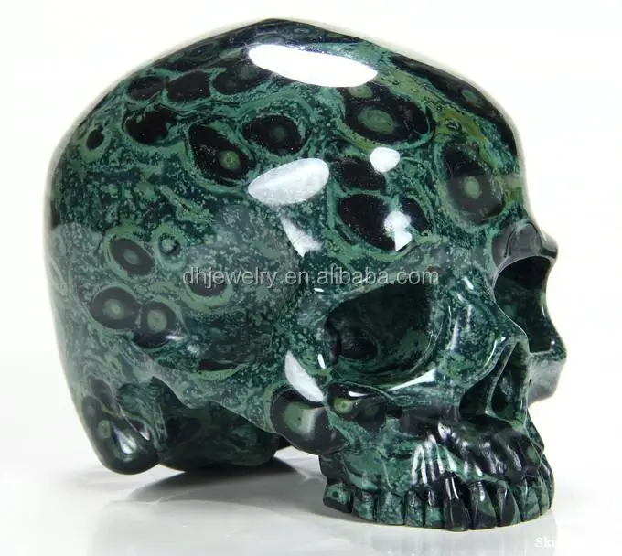 
Wholesale natural gemstone kambaba quartz crystal detachable skulls 