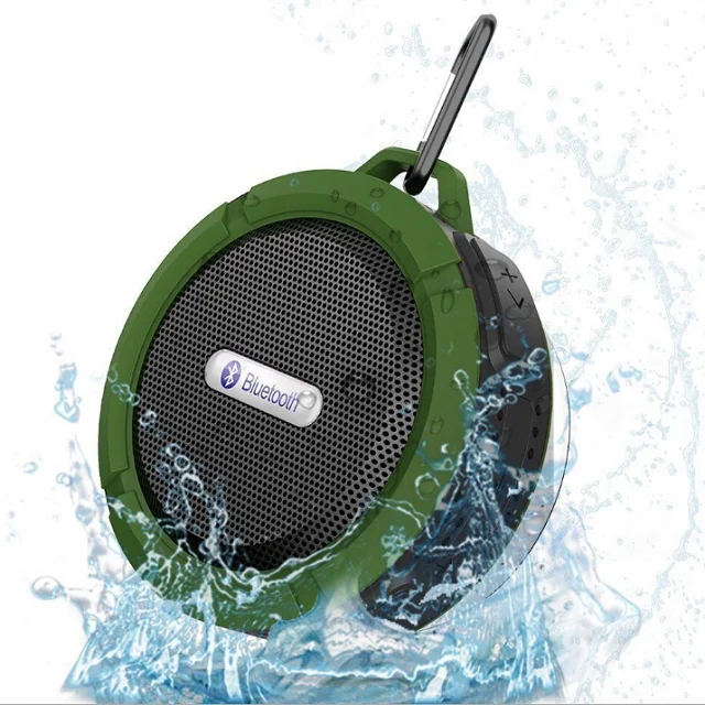 Explosions subwoofer waterproof dustproof, support TF climbing hook mini bluetooth speaker with suction cup - ANKUX.COM
