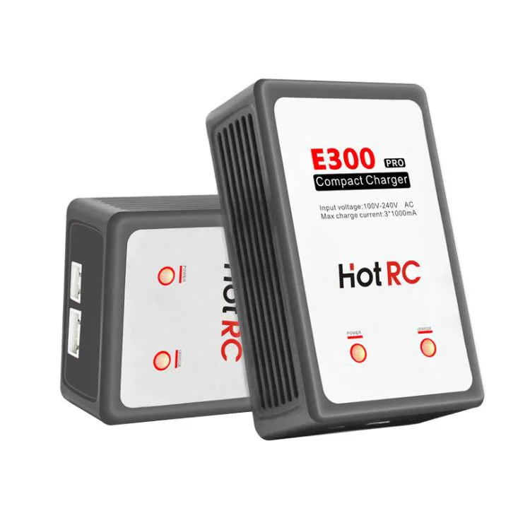 

HOTRC E300 Pro 2S 3S Cells 7.4V 11.1V Lipo Compact Balance Charger 13W 1000mA For RC LiPo AEG Airsoft Battery