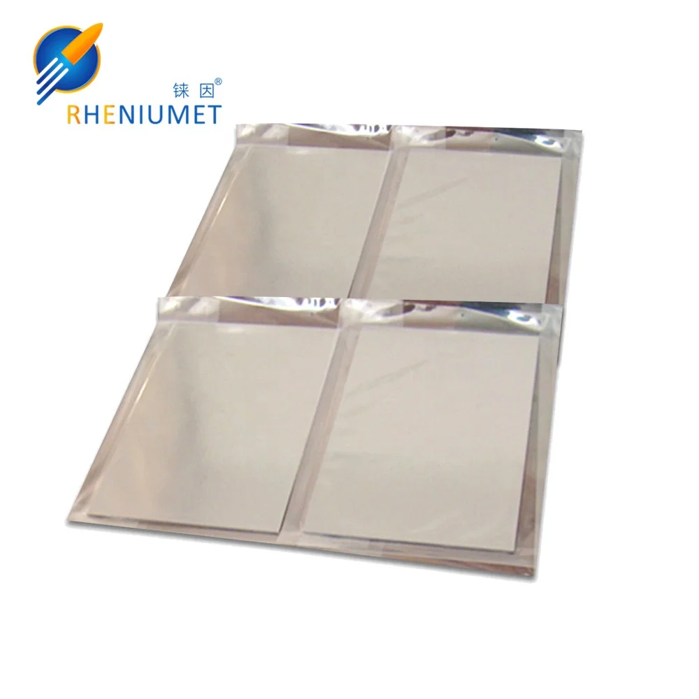 
Best price per kg High quality factory Rhenium plate/sheet/target for sale 