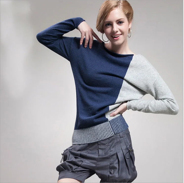 

2018 Autumn Women Sweater Loose Knit Sweater Fashion Pullover Elegant Ladies Cashmere Batwing Sleeve Women Tops, As show