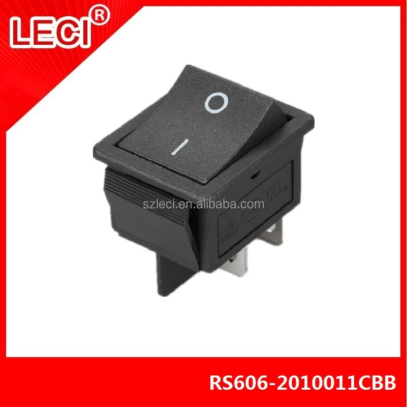 Waterproof RS6062010011CBB rocker switch t125 for electric fireplace