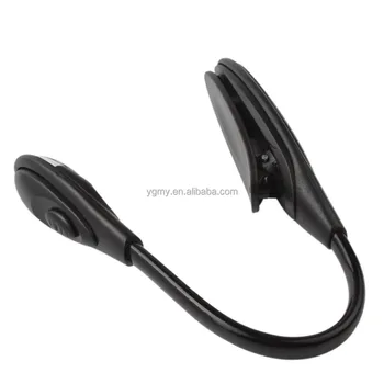 led book reading light clip